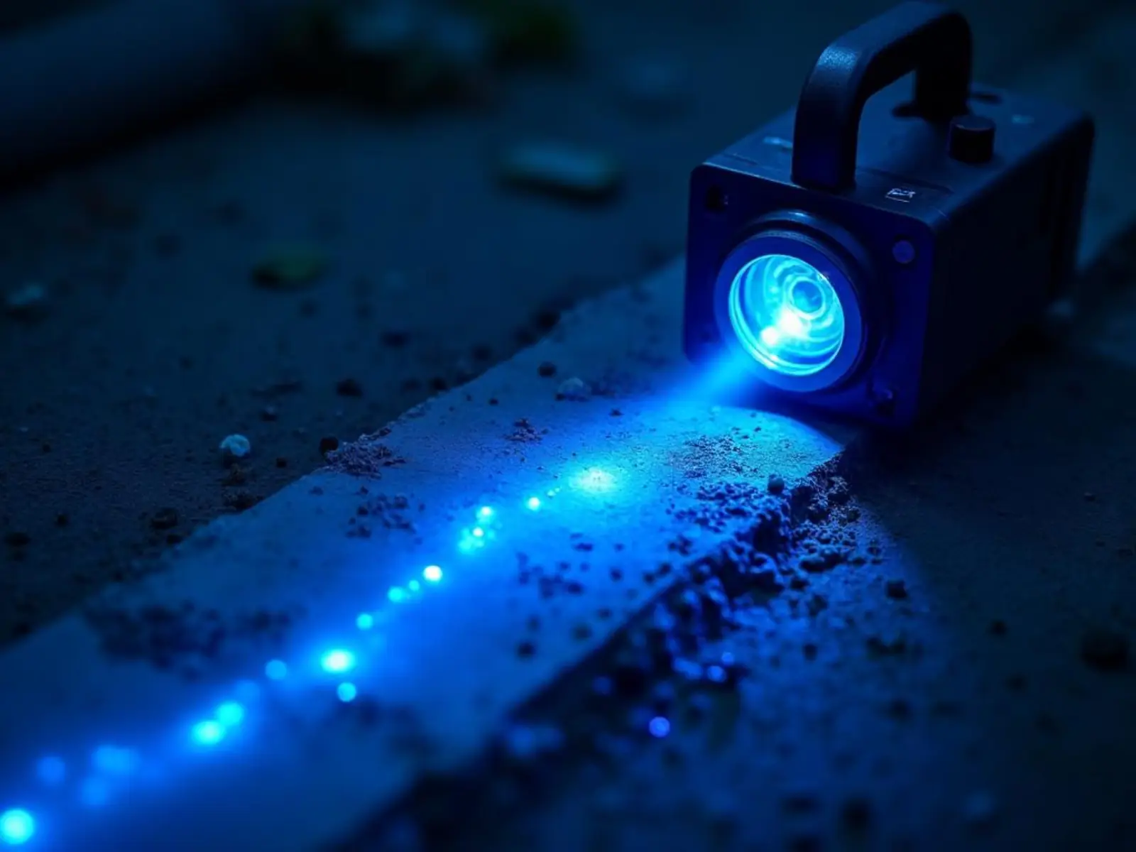 Teste de Estanquidade com Corante UV